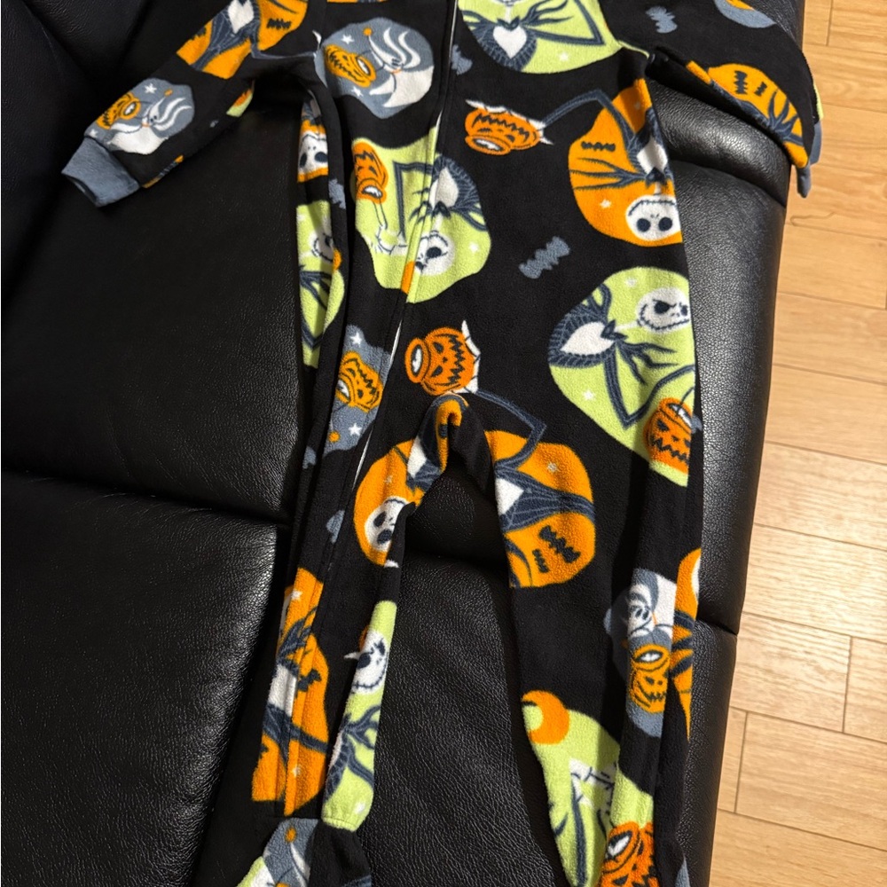 Disney Halloween Kids Footie Pajamas - Black, Orange, Green